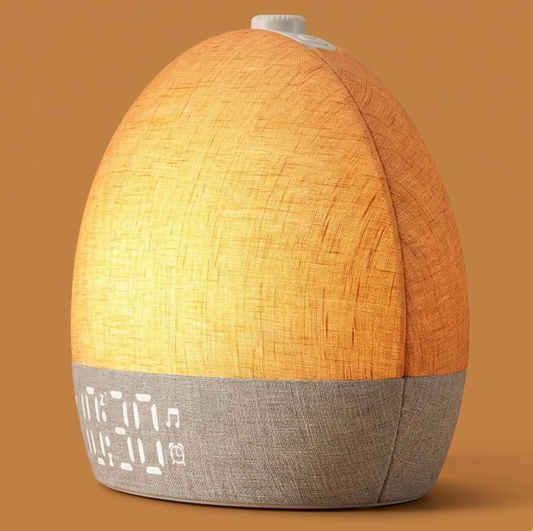 Veilleuse enfant réveil simulateur lever soleil rechargeable – 30 sons & 12 couleurs – AuroraDouce