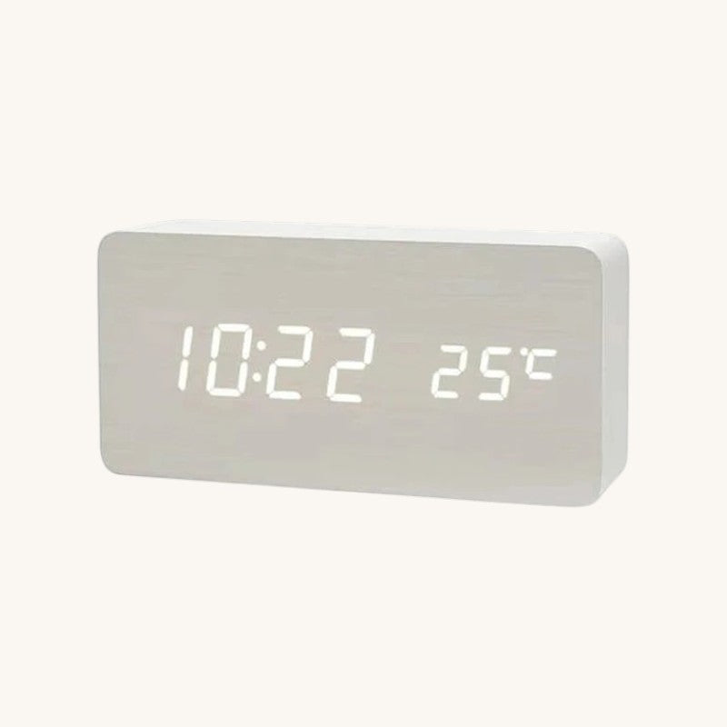 Veilleuse adulte réveil bois LED – ChronoBois