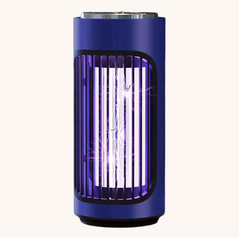Veilleuse Anti-Moustique UV Rechargeable USB – Piège Silencieux 360° & Éclairage Doux – BugNight