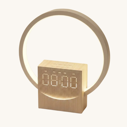 Veilleuse Adulte Réveil Simulateur Lever Soleil Bluetooth Bruit Blanc Tactile — AnnéaLux