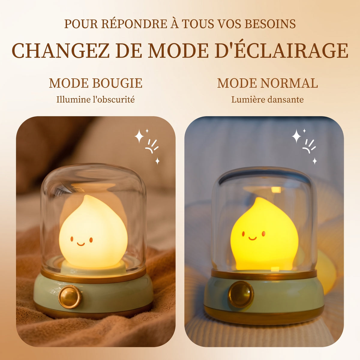 Veilleuse rechargeable mini lampe déco – CocoaMini