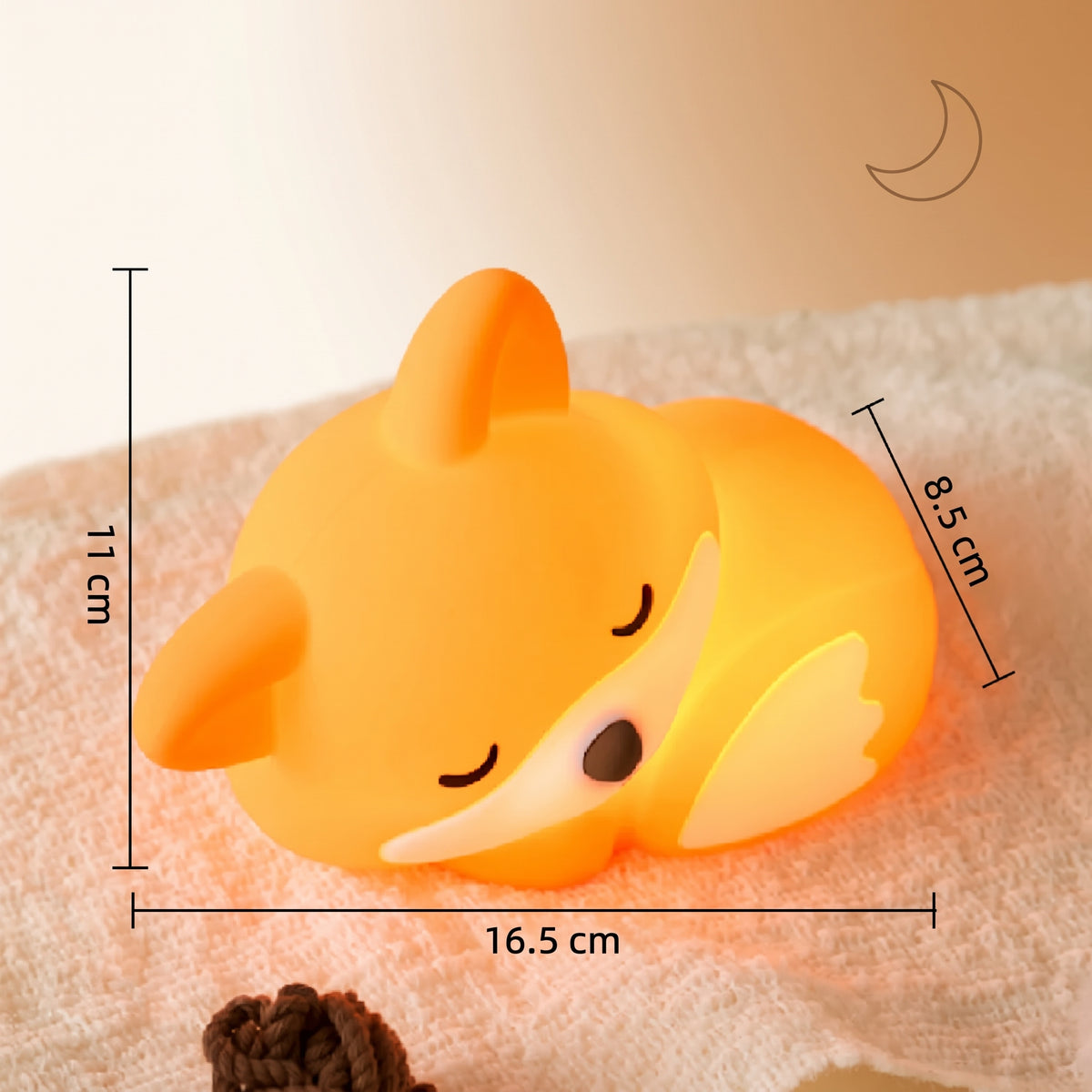 Veilleuse enfant renard silicone rechargeable – RenardDoux