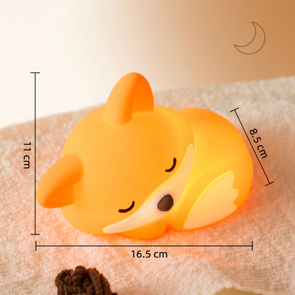 Veilleuse enfant renard silicone rechargeable – RenardDoux