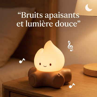 Veilleuse enfant feu de camp bruit blanc – CampyLight