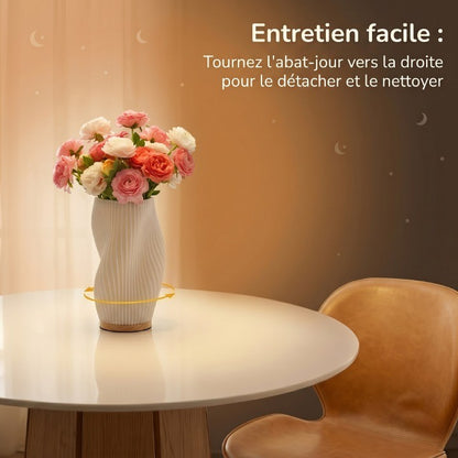 Veilleuse Adulte LED tactile 3 couleurs dimmable 20 cm – Anwar
