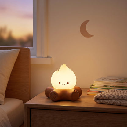 Veilleuse enfant feu de camp bruit blanc – CampyLight
