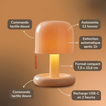 Veilleuse enfant lampe tactile rechargeable – LueurDouce