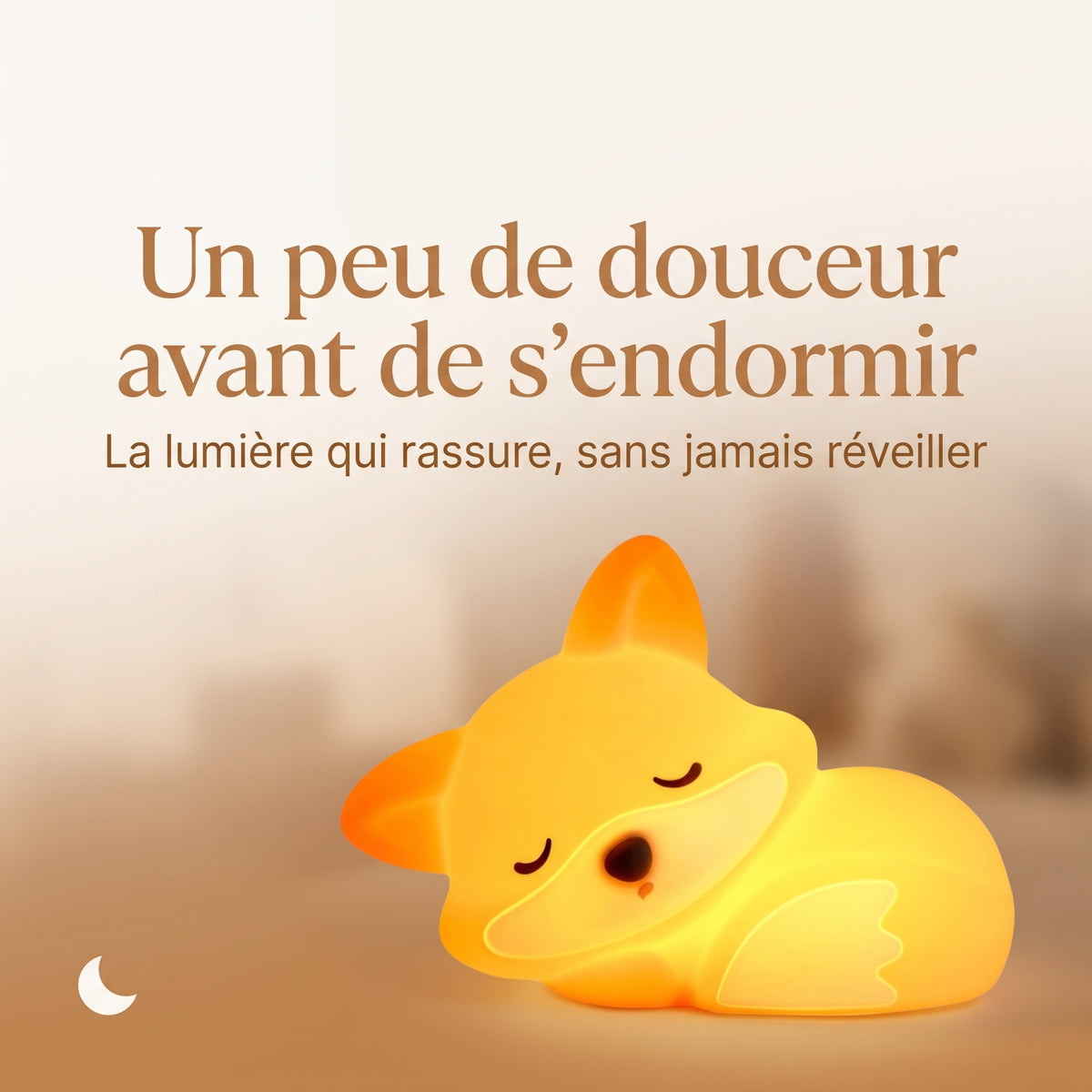 Veilleuse enfant renard silicone rechargeable – RenardDoux