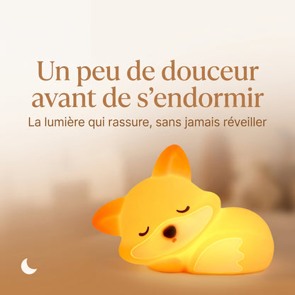Veilleuse enfant renard silicone rechargeable – RenardDoux