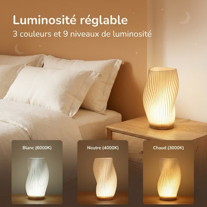 Veilleuse Adulte LED tactile 3 couleurs dimmable 20 cm – Anwar