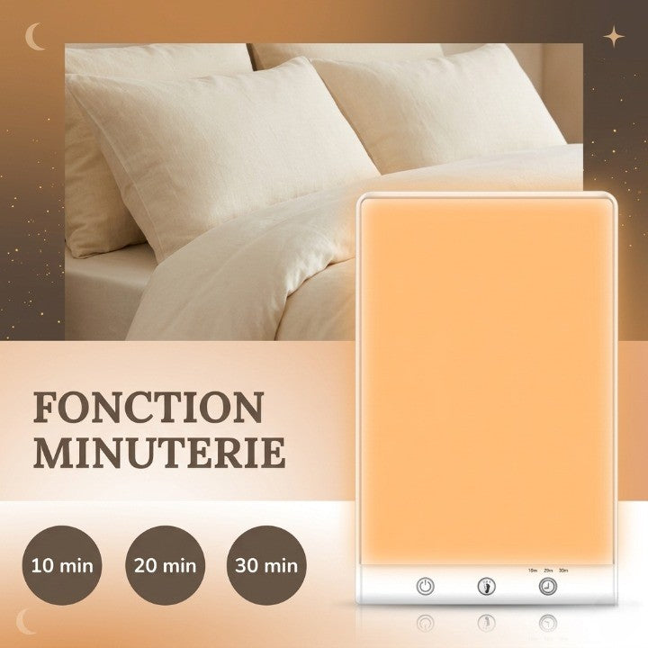 Veilleuse Adulte Luminothérapie USB 10000 Lux 3 Intensités Minuterie — SoléaPure