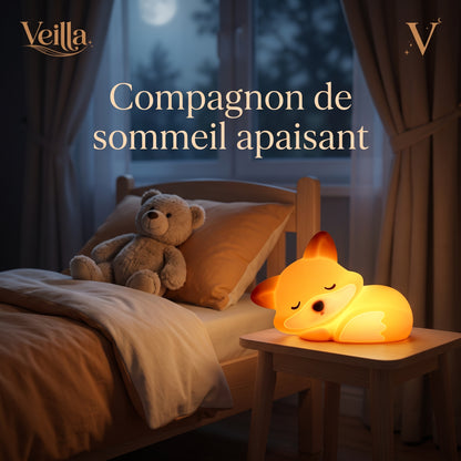 Veilleuse enfant renard silicone rechargeable – RenardDoux