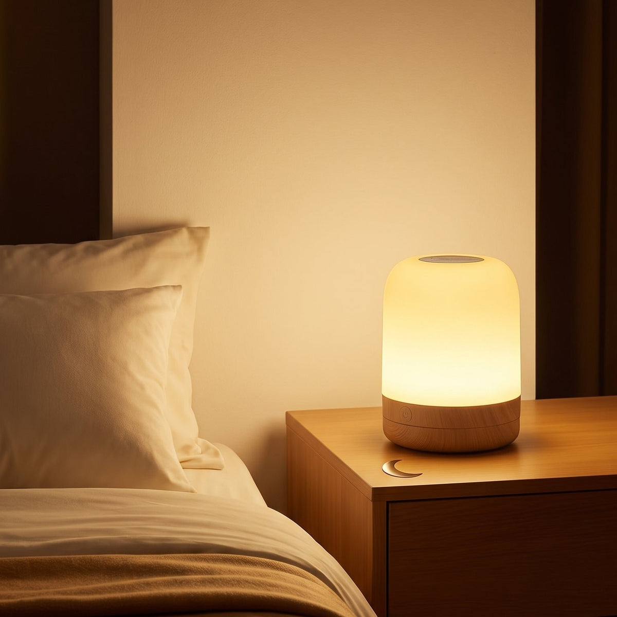 Veilleuse adulte tactile RGB rechargeable – LumiDream