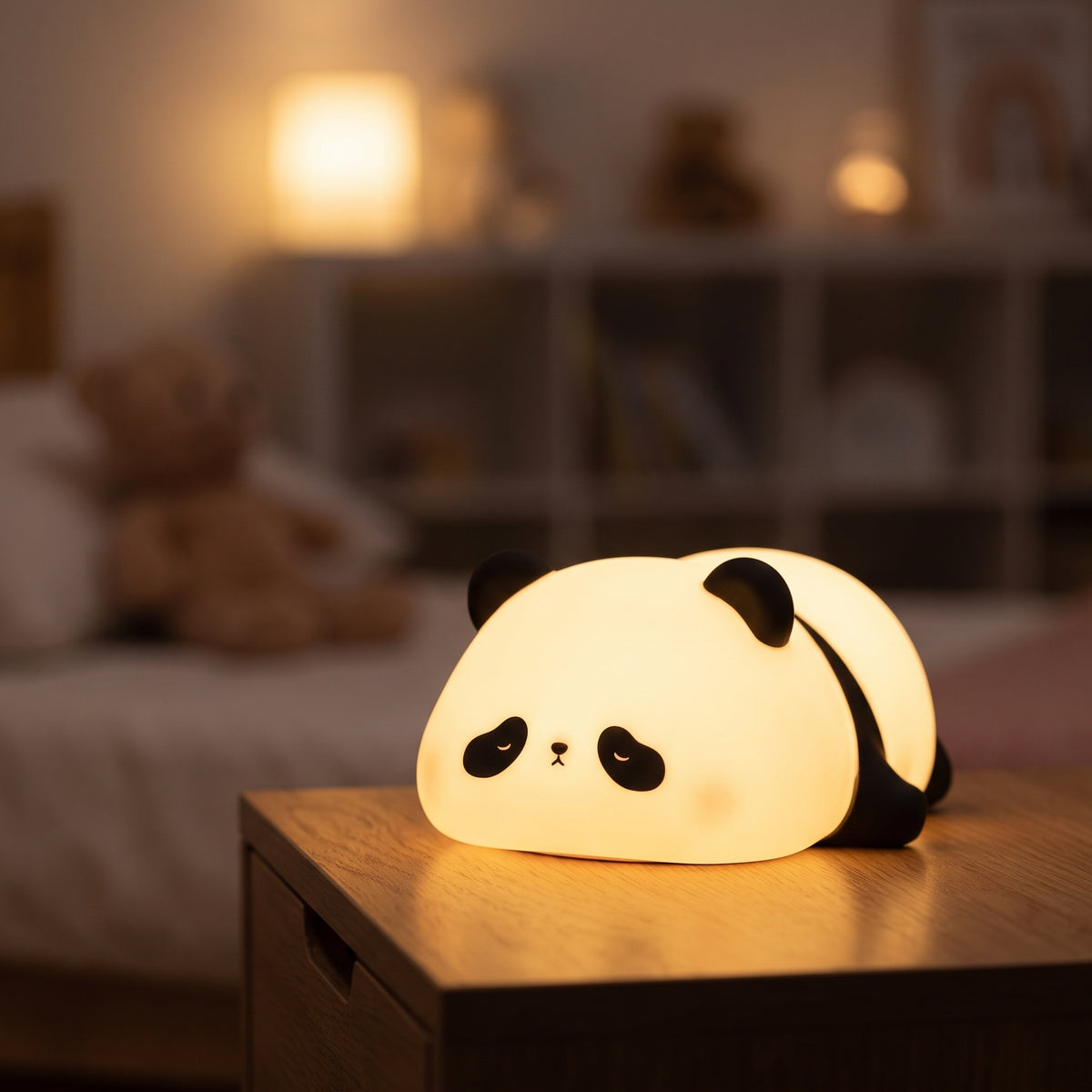Veilleuse enfant panda vinyle lumière chaude – PandaDoux