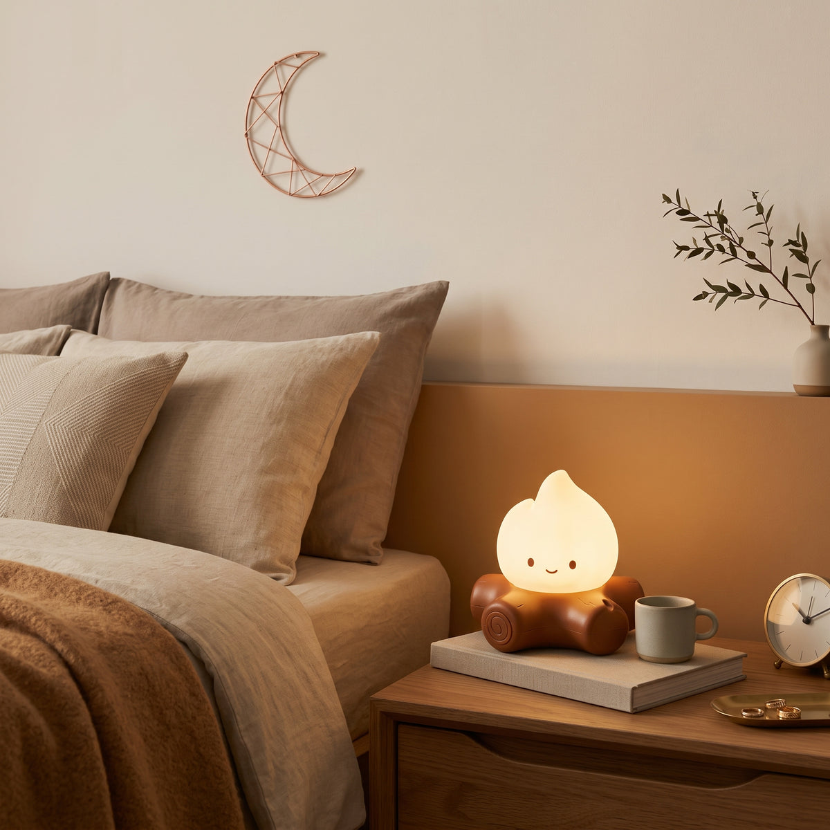 Veilleuse enfant feu de camp bruit blanc – CampyLight