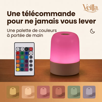 Veilleuse adulte tactile RGB rechargeable – LumiDream