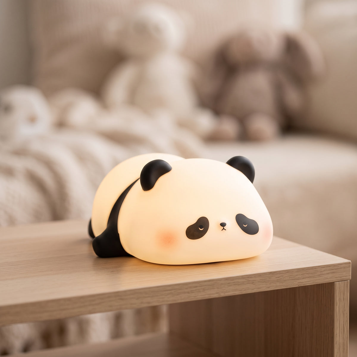 Veilleuse enfant panda vinyle lumière chaude – PandaDoux