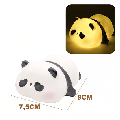 Veilleuse enfant panda vinyle lumière chaude – PandaDoux