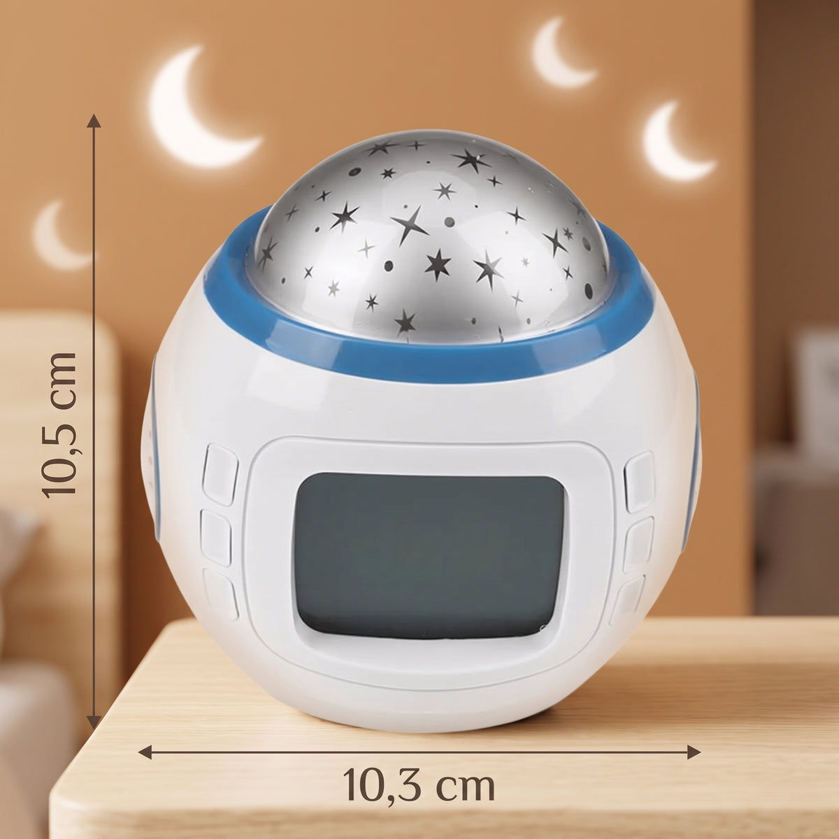 Veilleuse projecteur ciel étoilé réveil thermomètre – StarClock
