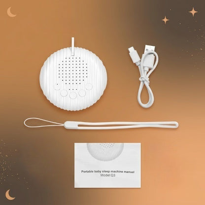 Veilleuse Bébé Bruit Blanc Rechargeable USB 10 Sons Apaisants Volume Réglable — LumiNid