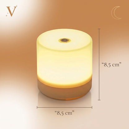 Veilleuse adulte tactile rechargeable 3 couleurs – LunaTouch
