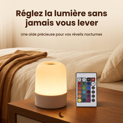 Veilleuse adulte tactile RGB rechargeable – LumiDream