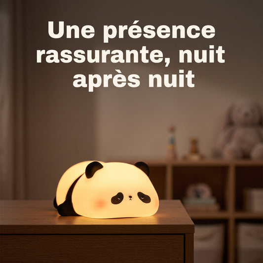 Veilleuse enfant panda vinyle lumière chaude – PandaDoux