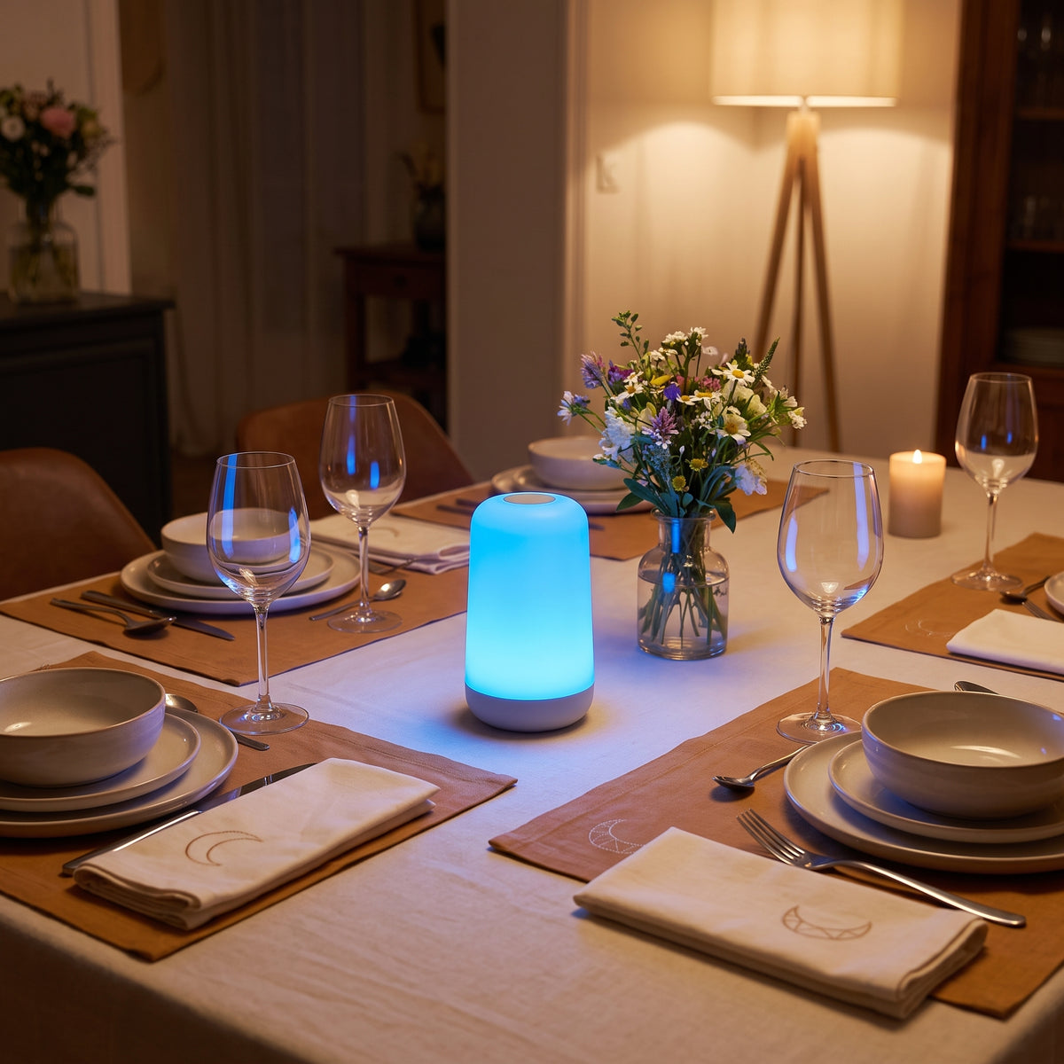 Veilleuse adulte tactile connectée rechargeable – SmartLight