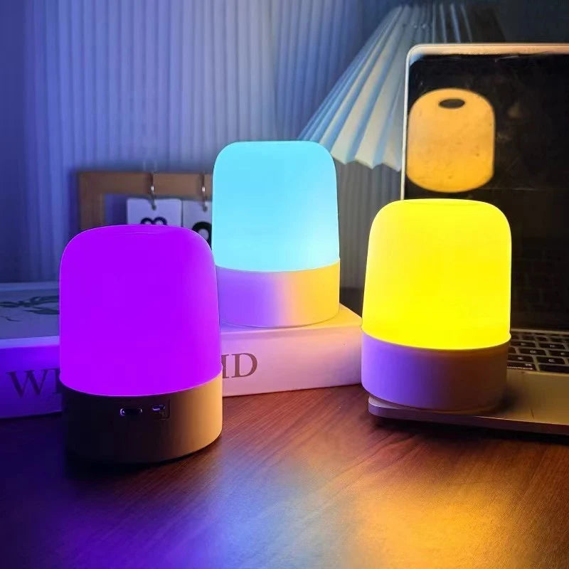 Veilleuse adulte tactile RGB rechargeable – LumiDream