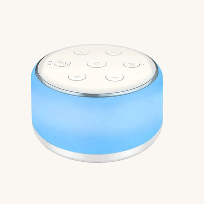 Veilleuse Bébé Machine Bruit Blanc 34 Sons 7 Couleurs Minuterie Rechargeable USB-C — SawtLuna