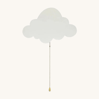 Veilleuse bébé nuage mural suspendu – Lumière chaude & design féerique chambre – NuageFlottant