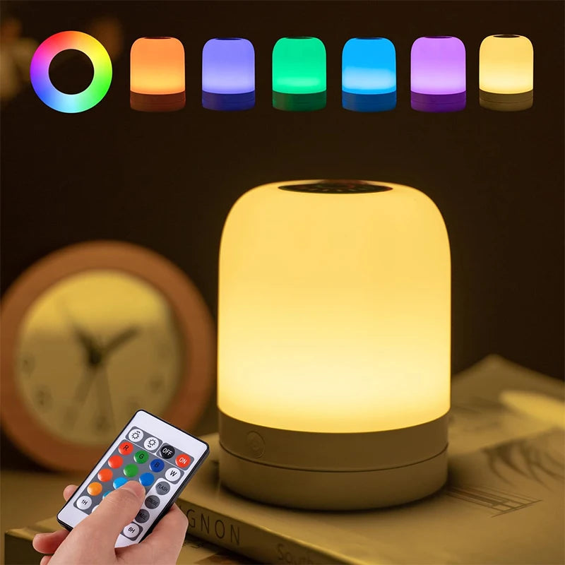 Veilleuse adulte tactile RGB rechargeable – LumiDream