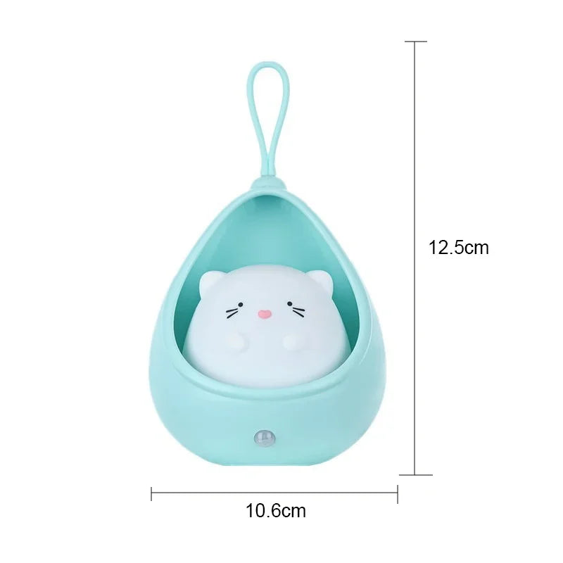 Veilleuse enfant animaux capteur de mouvement rechargeable – CaliNuit