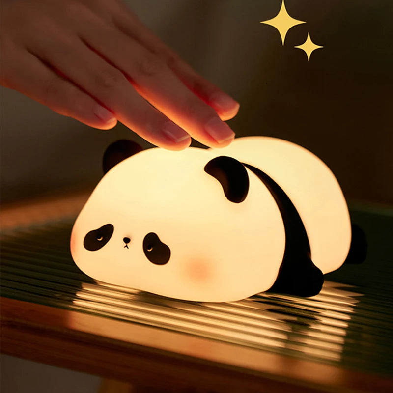 Veilleuse enfant panda vinyle lumière chaude – PandaDoux
