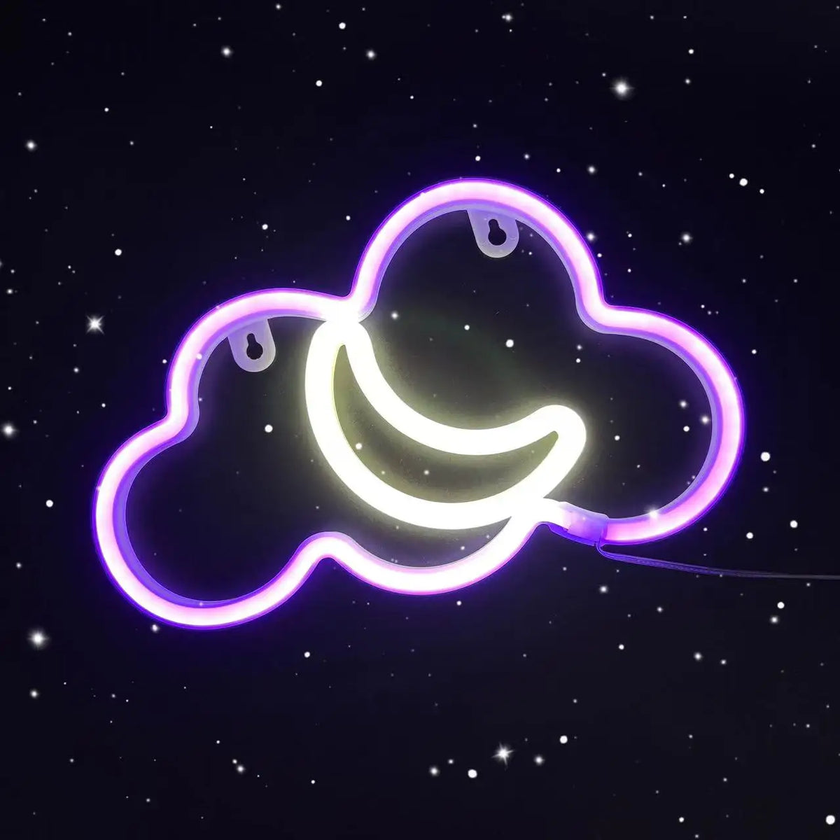 Veilleuse adulte néon nuage décoration murale – NéonCloud