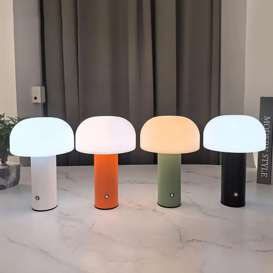 Veilleuse enfant lampe champignon rechargeable – 3 couleurs de lumière & tactile – ChampilLune