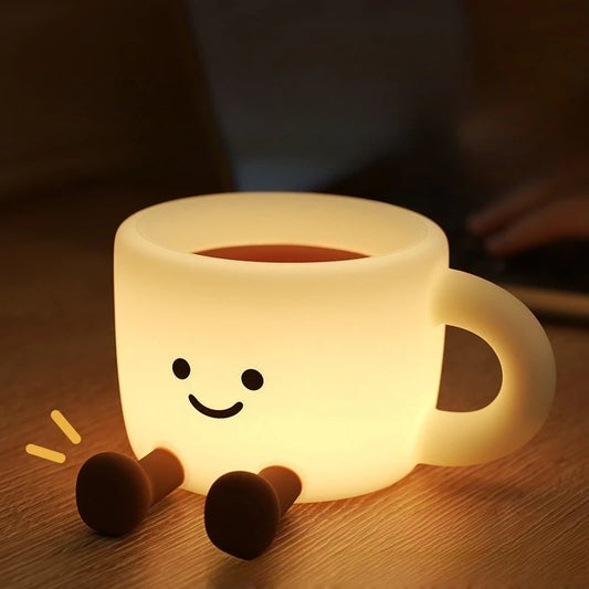 Veilleuse adulte lampe tasse silicone rechargeable – TasseDouce