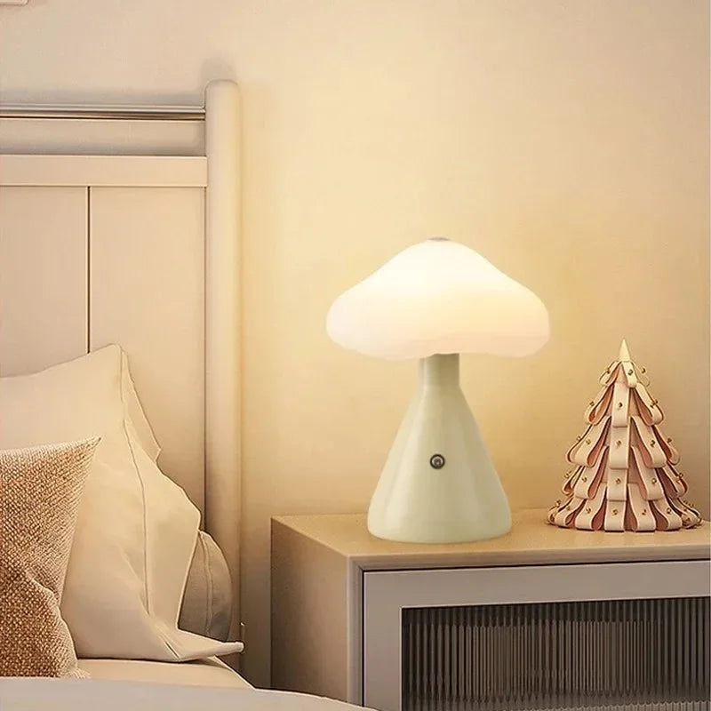 Veilleuse enfant champignon tactile rechargeable – Lumière douce & ambiance chaleureuse – ChampignonLune