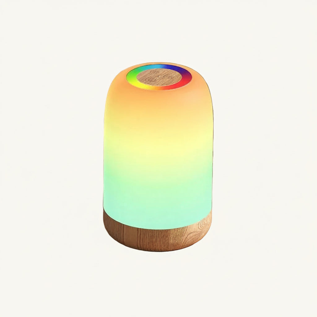 Veilleuse bébé tactile bois lumière chaude – LueurBois