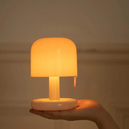 Veilleuse enfant lampe tactile rechargeable – Lumière chaude douce & minuterie auto – LueurDouce