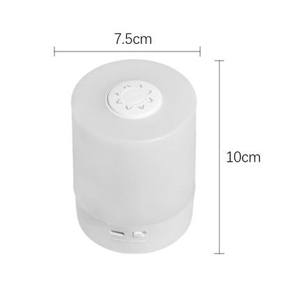 Veilleuse Adulte Tactile LED 360° Cylindrique, Lumière Douce Sans Éblouissement pour Chevet – GlowTouch
