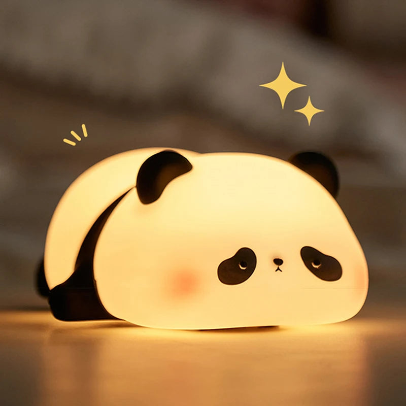 Veilleuse enfant panda vinyle lumière chaude – PandaDoux
