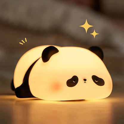 Veilleuse enfant panda vinyle lumière chaude – PandaDoux