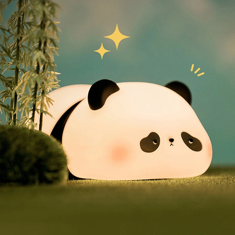 Veilleuse enfant panda vinyle lumière chaude – PandaDoux