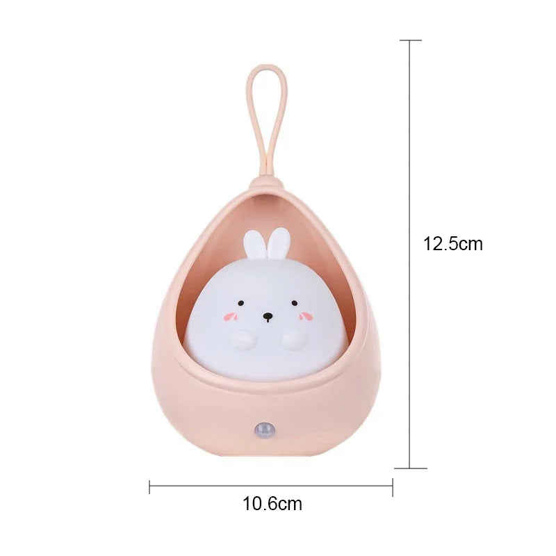Veilleuse enfant animaux capteur de mouvement rechargeable – CaliNuit