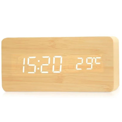 Veilleuse adulte réveil bois LED – ChronoBois