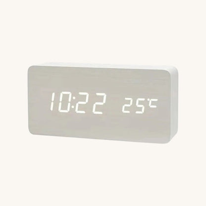 Veilleuse adulte réveil bois LED – ChronoBois