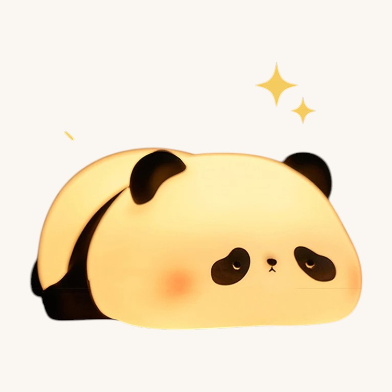 Veilleuse enfant panda vinyle lumière chaude – PandaDoux