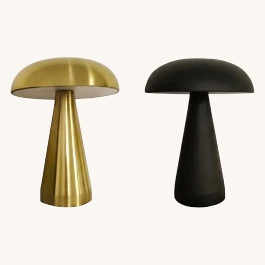 Veilleuse adulte champignon vintage métal rechargeable – ChampiAmbre