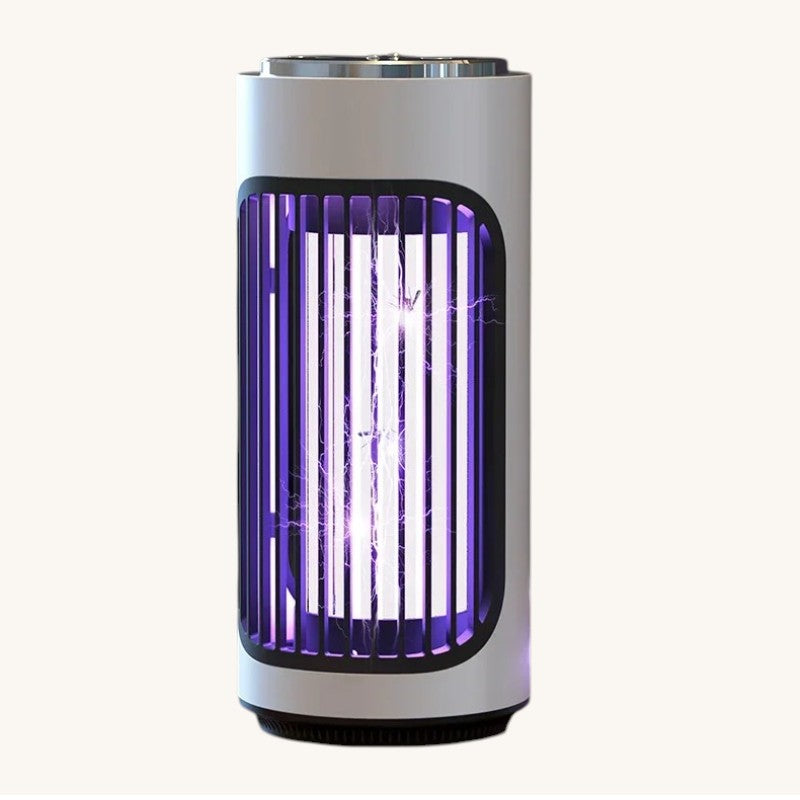 Veilleuse Anti-Moustique UV Rechargeable USB – Piège Silencieux 360° & Éclairage Doux – BugNight
